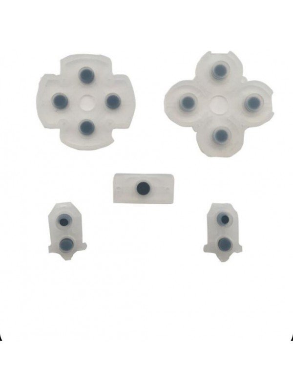 Button Contact Pad Set Ver. B for PS4 JDS-030 / JDS-040 – White