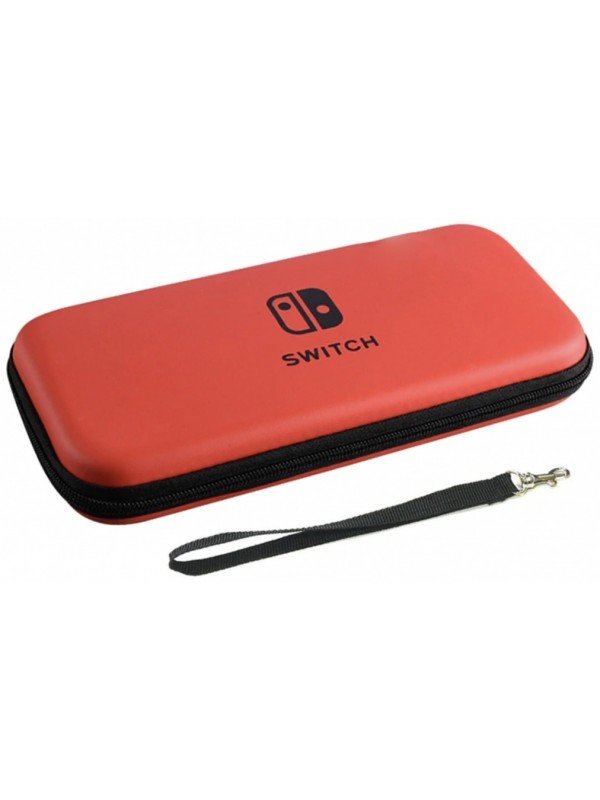 Red Travel Case for Nintendo Switch – with Strap & Game Card Slots